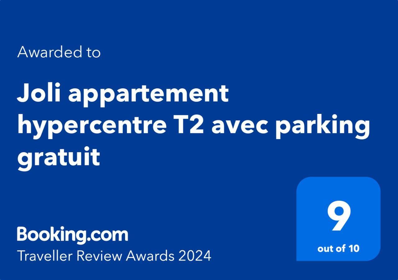 Joli Appartement Hypercentre T2, Classe Meuble De Tourisme 3 Avec Parking Gratuit Béziers Esterno foto